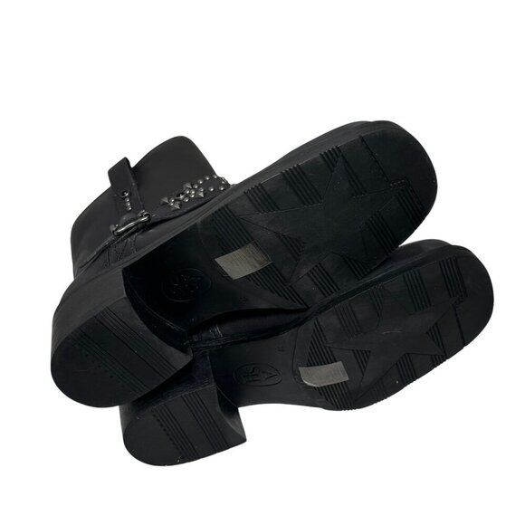 ASH Tequila Studded Moto Engineer Boots Size 39/8.5 - 9 Anthropologie New $360 - Picture 9 of 9